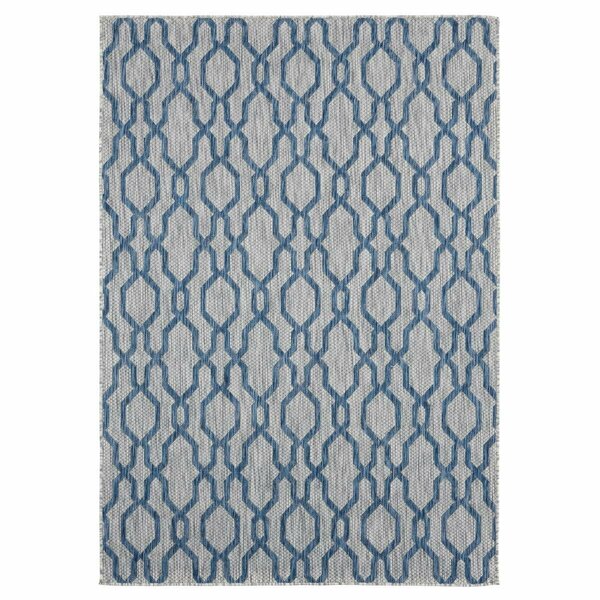 United Weavers Of America 7 ft. 10 in. x 10 ft. 6 in. Augusta Belle Mare Blue Rectangle Oversize Rug 3900 10460 912